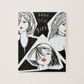 schönes Mädchen Puzzle (Vertikal)