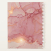 Schönes Mädchen Sie können harte Dinge tun | Monog Planer (Rückseite)