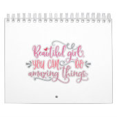 Schönes Mädchen Sie können Phantastischen Dinge tu Kalender (Titelbild)