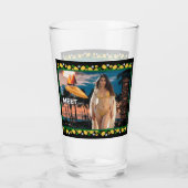 Schönes Mädchen TikiMeet.com Tumbler Glass (Rückseite)
