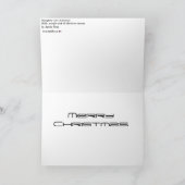 Schönes Mädchen Weihnachten 2020 Gemälde auf einem (Innenseite)