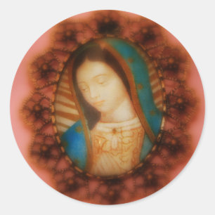 Schönes Madonna Runder Aufkleber