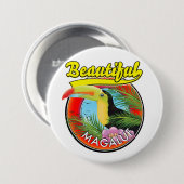 Schönes Magaluf, Toucan-Logo Button (Vorne & Hinten)