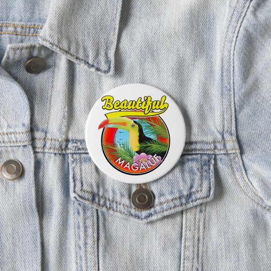 Schönes Magaluf, Toucan-Logo Button (Beispiel)