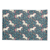 Schönes magisches Einhorn-Muster Kissenbezug (Rückseite-Links)