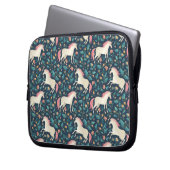 Schönes magisches Einhorn-Muster Laptopschutzhülle (Vorderseite Links)