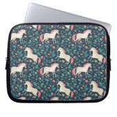 Schönes magisches Einhorn-Muster Laptopschutzhülle (Vorderseite)