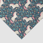 Schönes magisches Einhorn-Muster Seidenpapier (Ausschnitt)