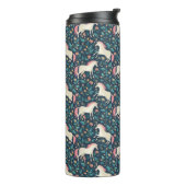 Schönes magisches Einhorn-Muster Thermosbecher (Nach links gedreht)