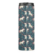 Schönes magisches Einhorn-Muster Thermosbecher (Rückseite)