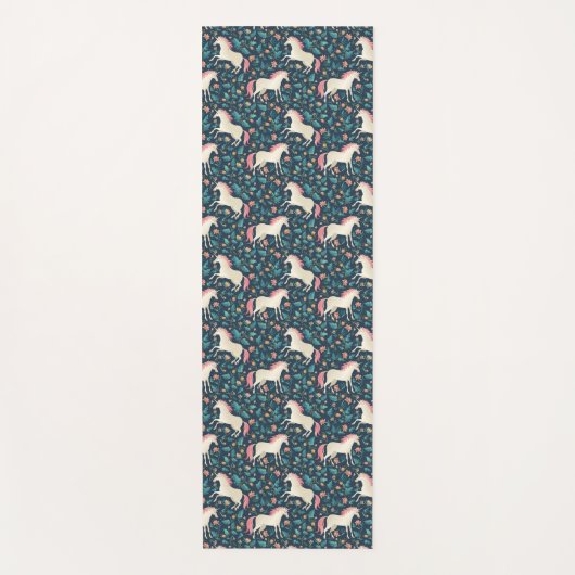 Schönes magisches Einhorn-Muster Yogamatte (Vorderseite)