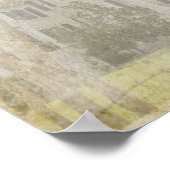 Schönes Magnolia Vintag Poster (Ecke)