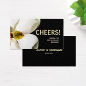 Schönes Magnolia Wedding Drink Ticket (Schreibtisch)
