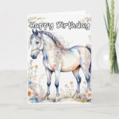 Schönes majestätisches Pferd Karte (Vorderseite)