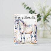 Schönes majestätisches Pferd Postkarte (Stehend Vorderseite)