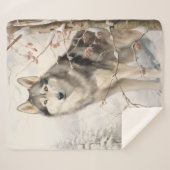 Schönes Malamute Sherpadecke (Vorderseite (Horizontal))