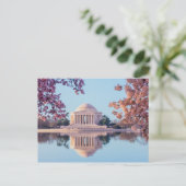 Schönes malerisches Foto von Jefferson Memorial Postkarte (Stehend Vorderseite)