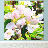 Schönes Malus asiatica Foto Leinwanddruck (Insitu (Holzboden))