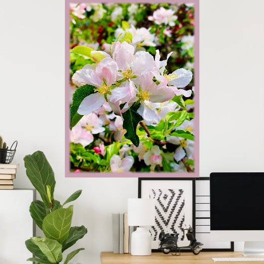 Schönes Malus asiatica Foto Poster (Heimbüro)