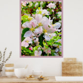 Schönes Malus asiatica Foto Poster (Küche)