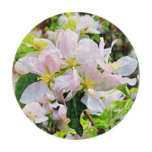 Schönes Malus asiatica Foto Schneidebrett (Vorderseite)