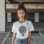 Schönes Mandala Design T-Shirt