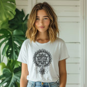 Schönes Mandala Design T-Shirt