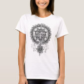 Schönes Mandala Design T-Shirt (Vorderseite)