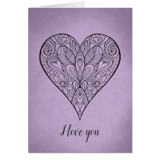 Schönes Mandala Herz I Liebe Sie