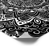 Schönes Mandala Pattern Poster (Ecke)