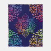Schönes Mandala Print Fleece Blanket (Vorderseite)