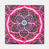 schönes Mandela-Design Magnet (Vorne)