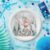 Schönes Märchen, das in einem bezaubernden Wald re Pappteller (Party)