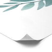 Schönes Märchen, das in einem bezaubernden Wald re Poster (Ecke)