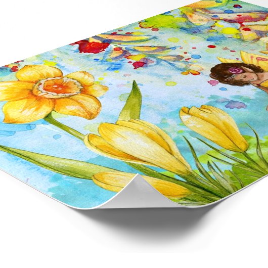 Schönes Märchenposter Poster (Ecke)