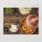 Schönes marokkanisches Tajine Marokko Küche Postkarte (Vorderseite)