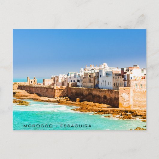 Schönes Marokko Essaouira Alte Stadtarchitektur Postkarte (Vorderseite)