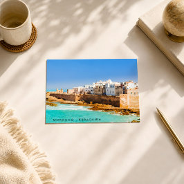Schönes Marokko Essaouira Alte Stadtarchitektur Postkarte