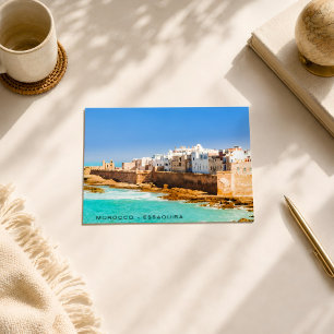 Schönes Marokko Essaouira Alte Stadtarchitektur Postkarte