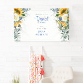 Schönes mediterranes Brautparty Banner (Insitu)