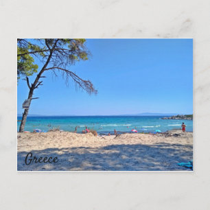 Schönes Meer Griechenland Postkarte