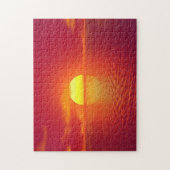 Schönes Meer Sonnenuntergang Puzzle (Vertikal)