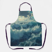 schönes Meer und Wellen Schürze (Vorderseite)