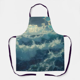 schönes Meer und Wellen Schürze