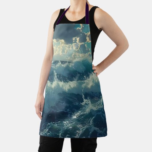 schönes Meer und Wellen Schürze (InSitu)