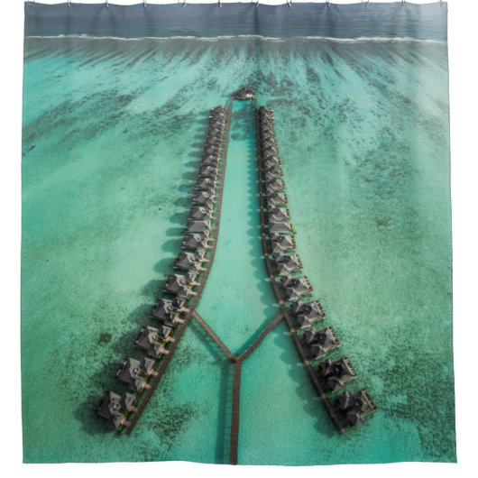 Schönes Meeresleben Duschvorhang (Vorderseite)