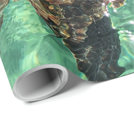 Schönes Meeresleben Geschenkpapier (Rolleneckpunkt)