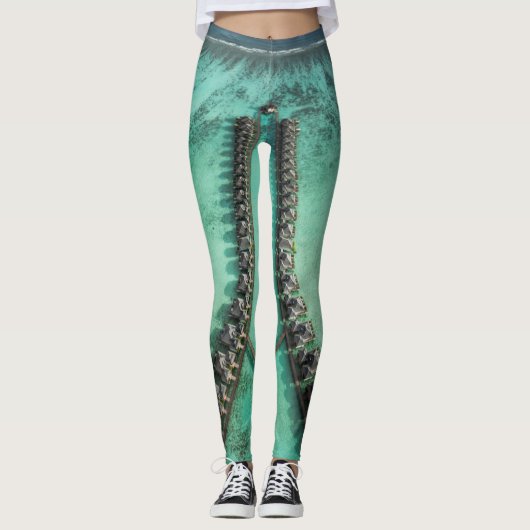 Schönes Meeresleben Leggings (Vorderseite)