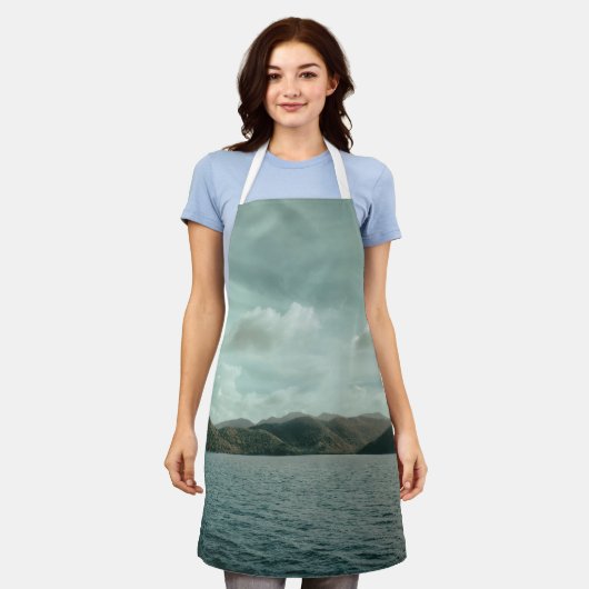 Schönes Meeresleben Schürze (Getragen)