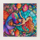 Schönes Meerjungfraupuzzle Puzzle (Horizontal)